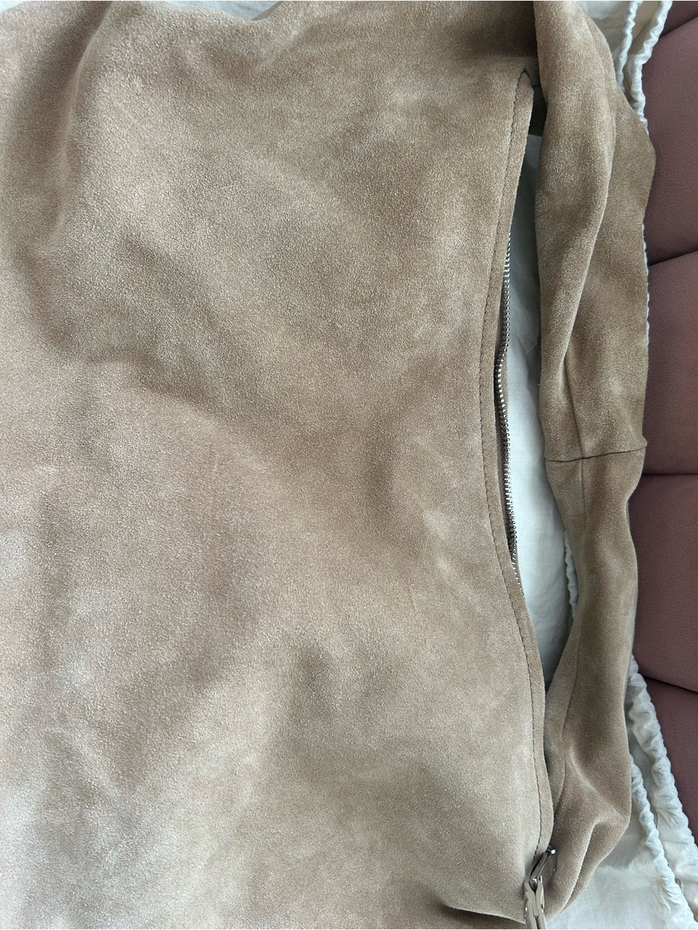 Flattered Suede Tote Bag